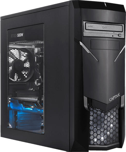 CAPTIVA I49-641, Gaming PC mit Core™ i7 Prozessor, 16 GB RAM, 240 GB SSD, 1 TB HDD, GeForce® GTX 1660, 6 GB