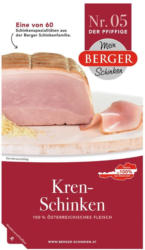 Berger Krenschinken geschnitten
