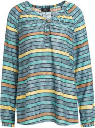 Damen Bluse mit Aquarellstreifen