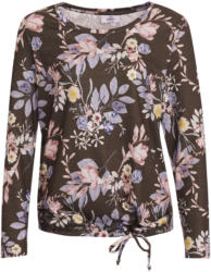 Damen Langarmshirt mit Blumenmuster