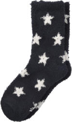 1 Paar Damen Kuschelsocken mit Stern-Allover