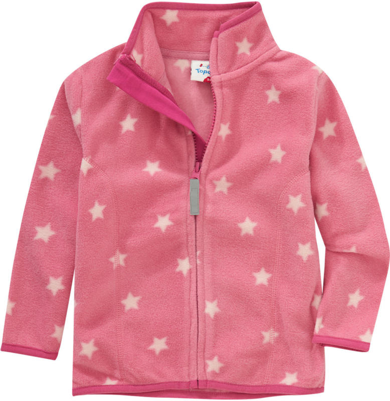 Mädchen Fleecejacke mit Stern-Allover (Nur online)