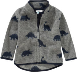 Baby Fleecejacke mit Dino-Allover