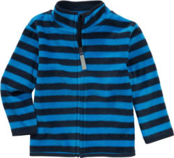 Jungen Fleecejacke im Ringel-Look