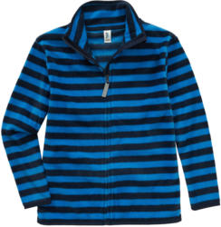 Jungen Fleecejacke im Ringel-Look