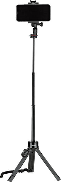 JOBY BWW GripTight PRO Teleskopstativ, Schwarz, Höhe offen bis 790 mm