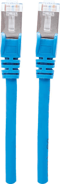 INTELLINET Cat7-Rohkabel S/FTP Cat6a-Stecker 100% Kupfer LS0H, Patchkabel, 500 mm