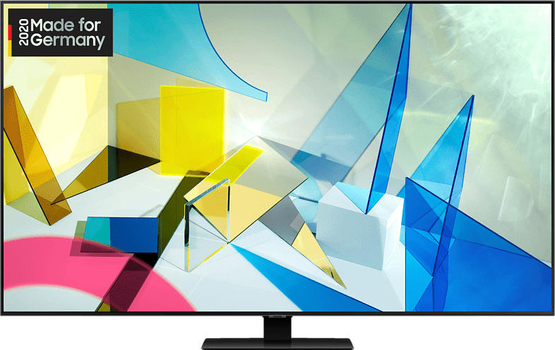SAMSUNG GQ55Q80T QLED TV (Flat, 55 Zoll/138 cm, UHD 4K, SMART TV)