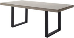 Esstisch in Metall, Holzwerkstoff 220/100/78 cm