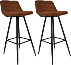Barhocker-Set in Braun