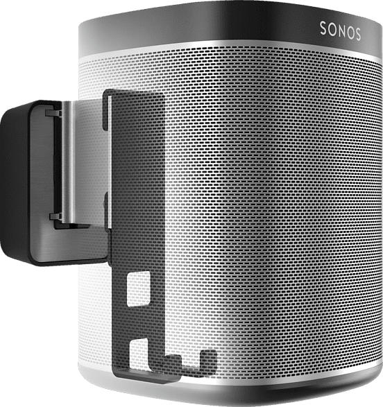 VOGEL´S Vogels Sound 4201 Lautsprecher Wandhalterung für Sonos One & Play:1, schwarz Wandhalterung, Schwarz