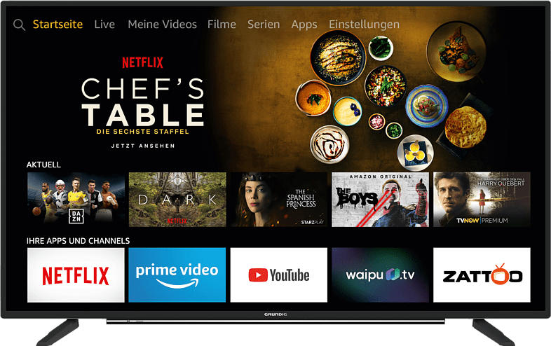 GRUNDIG 32GFB6062 LED TV (Flat, 32 Zoll/80 cm, Full-HD, SMART TV, FireTV Experience)