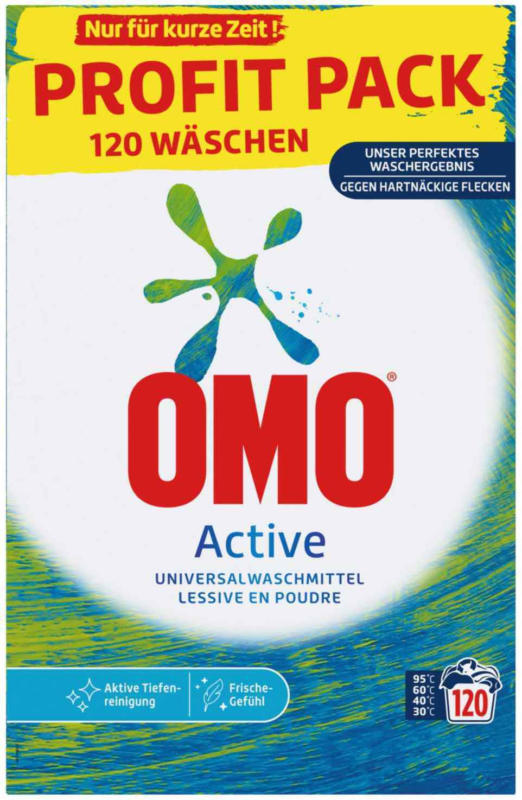 Omo Detersivo per Colorati in Polvere 120 lavaggi -