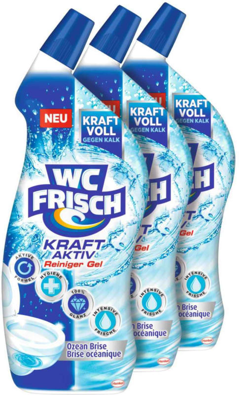 WC Frisch WC Reiniger Ozean Brise Trio 3 x 750 ml -