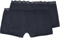 2 Damen Pantys mit Spitzenbesatz