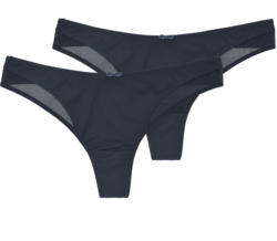 2 Damen Strings mit Mesh-Details