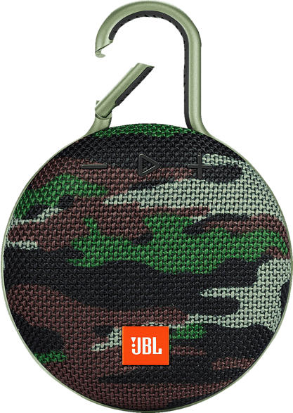 JBL Clip 3 Bluetooth Lautsprecher, Camouflage, Wasserfest