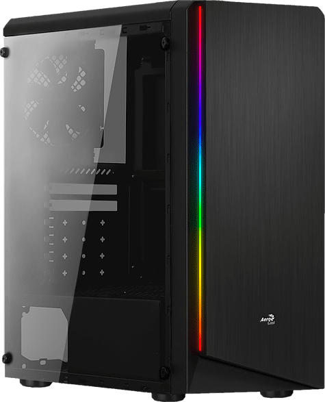 AEROCOOL Rift PC-Gehäuse, Schwarz