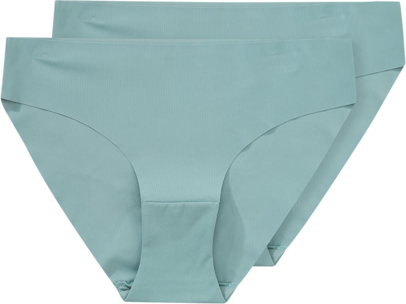 2 Damen Slips in nahtloser Verarbeitung