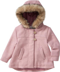 Baby Mantel mit abnehmbarem Webpelz