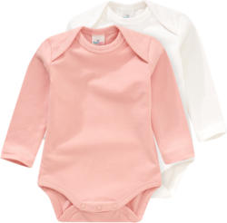 2 Baby Langarmbodys im Set