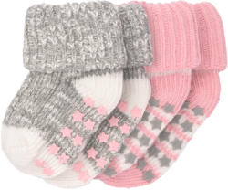 2 Paar Newborn Socken mit Umschlagbund (Nur online)