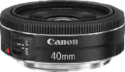 CANON EF 40mm 1:2,8 STM 40 mm f/2.8 STM (Objektiv für Canon EF-S-Mount, Schwarz)