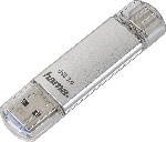 MediaMarkt HAMA C-Laeta USB-Stick, Silber, 64 GB