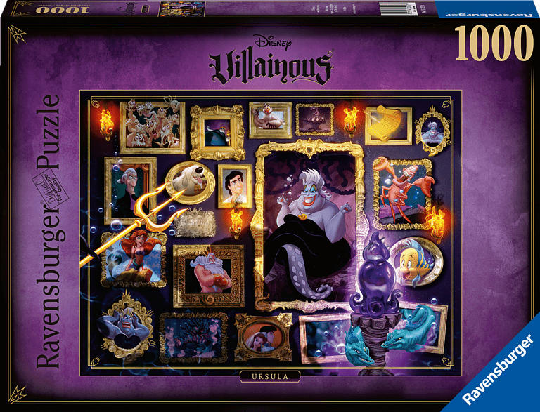 RAVENSBURGER Villainous: Ursula Puzzle, Mehrfarbig