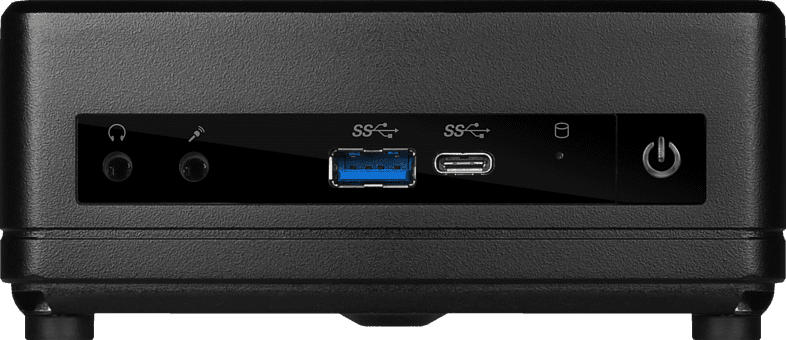 MSI CUBI 5 10M, Mini PC, Core™ i7 Prozessor, 8 GB RAM, 256 GB SSD, Intel® UHD Grafik, Schwarz