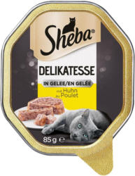 Sheba Delikatesse in Gelee Geschnetzeltes mit Huhn