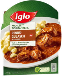 Iglo Rindsgulasch mit Nockerl