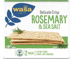 Wasa Delicate Thin Crisp Rosmarin & Salz
