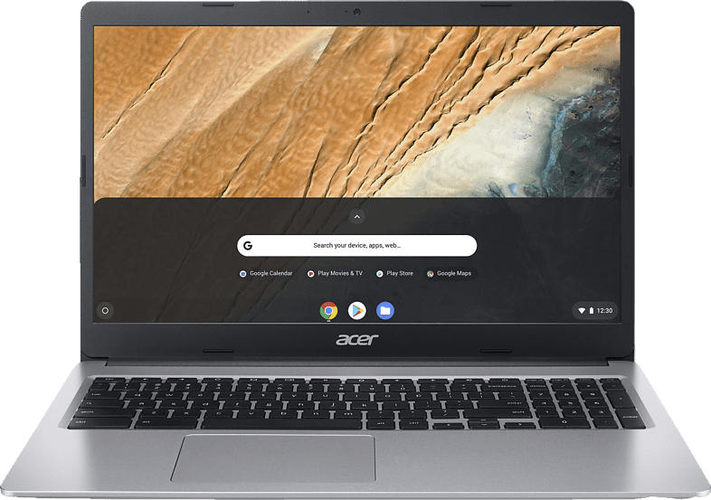 ACER Chromebook 15 (CB315-3HT-C47Q), Chromebook mit 15.6 Zoll Display, Celeron® Prozessor, 4 GB RAM, 64 GB eMMC, Intel® UHD-Grafik 600, Silber