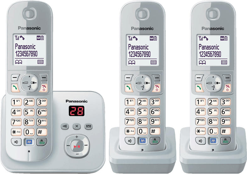 PANASONIC KX-TG 6823 GS Schnurloses Telefon