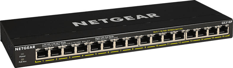 Switch NETGEAR GS316P 16