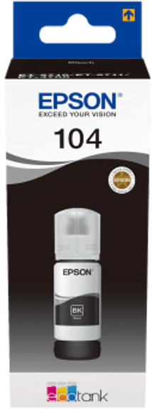 Tinte 104, 65ml, schwarz (C13T00P140)
