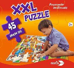 NORIS XXL Puzzle Feuerwehr im Einsatz Puzzle, Mehrfarbig