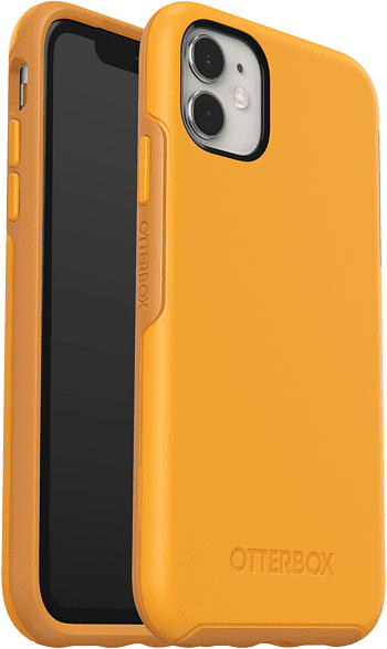 OTTERBOX Symmetry , Backcover, Apple, iPhone 11, Polycarbonat, Kautschuk, Gelb