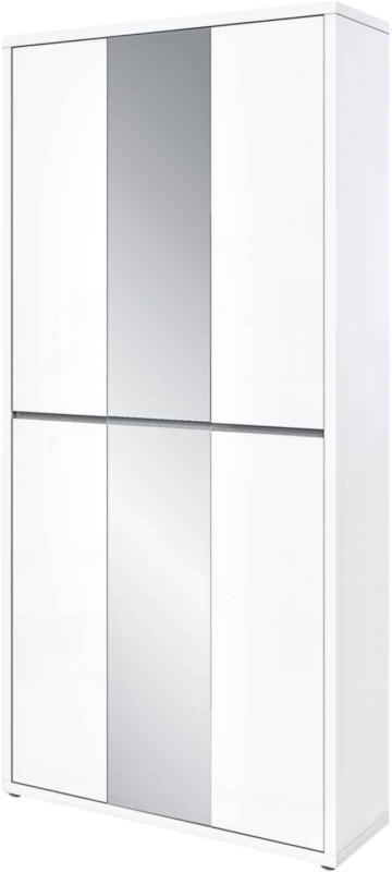 Meuble à chaussures polyvalent Faro, 4 portes, blanc -