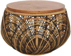 Hocker in Holz, Metall, Naturmaterialien Naturfarben, Schwarz