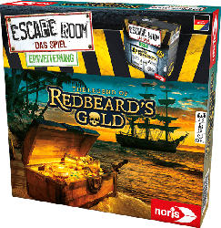 NORIS Escape Room Redbeards Gold Erwachsenenspiel, Mehrfarbig