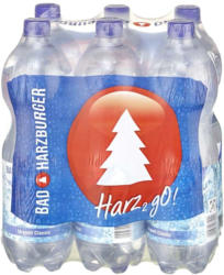 Bad Harzburger Urquell Classic, Medium oder Naturell jede 6 x 1-Liter-Packung