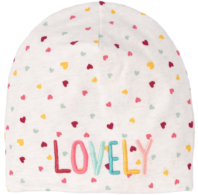 Baby Mütze mit Herz-Allover