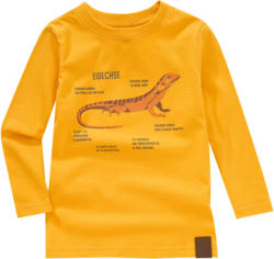 Kinder Langarmshirt mit Eidechsen-Print