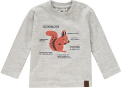 Baby Langarmshirt mit Eichhörnchen-Print