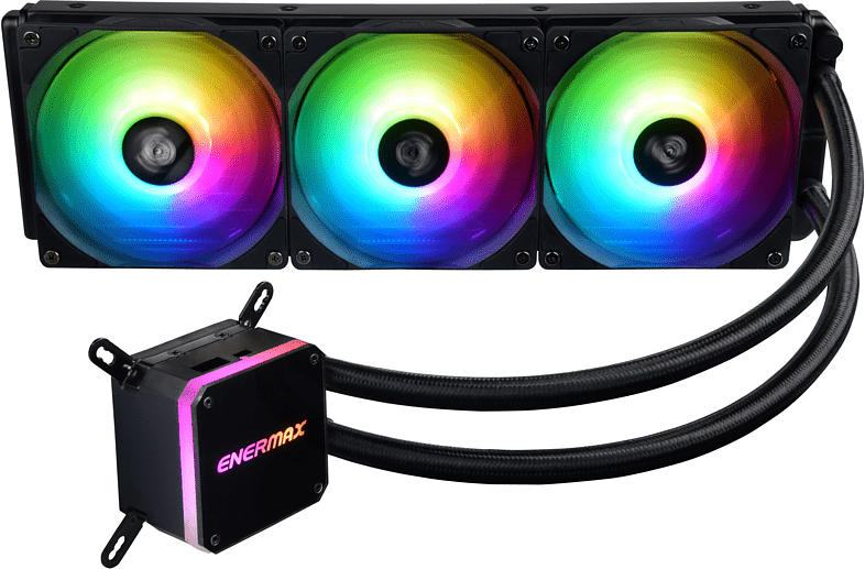 ENERMAX Liqmax III ARGB 360 Schwarz RGB CPU Wasserkühler, Schwarz