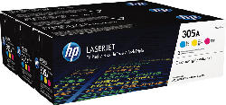 HP 305A Toner Cyan/Magenta/Gelb 3er-Pack