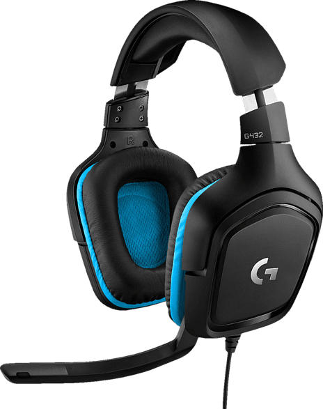 LOGITECH G432 Gaming Headset Schwarz