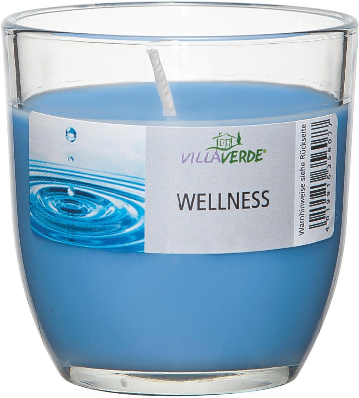 Duftkerze im Glas WELLNESS